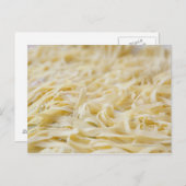 パスタ麺のクローズアップ ポストカード (正面/裏面)