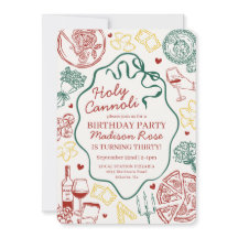 パスタ・ディナー・パーティー ホーリー・カノーリ イタリアン バースデー