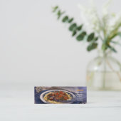 パスタ・ビジネス・カード スキニー名刺 (スタンド正面)