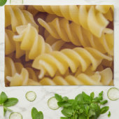 パスタ・フシリ・ヌードル キッチンタオル (折り畳み)