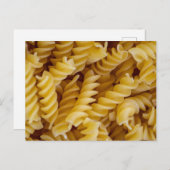 パスタ・フシリ・ヌードル ポストカード (正面/裏面)