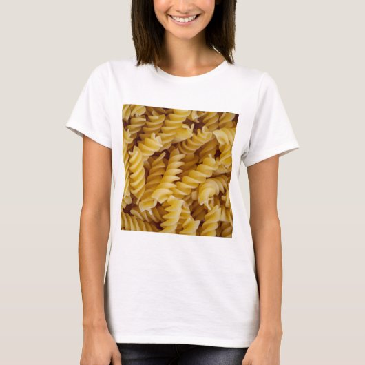 パスタ・フシリ・ヌードル Tシャツ (正面)