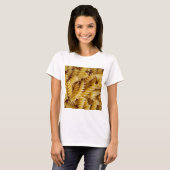 パスタ・フシリ・ヌードル Tシャツ (正面フル)