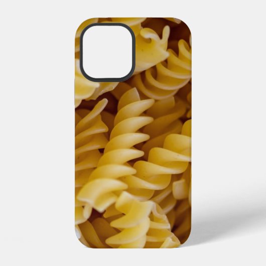 パスタ フジッリ ヌードル iPhoneケース (裏面)