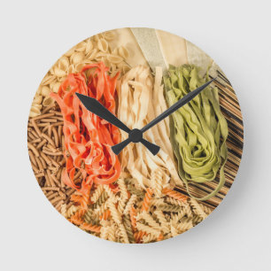 パスタ ラウンド壁時計