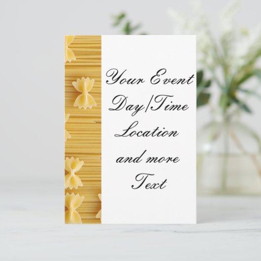 パスタ 招待状 (スタンド正面)