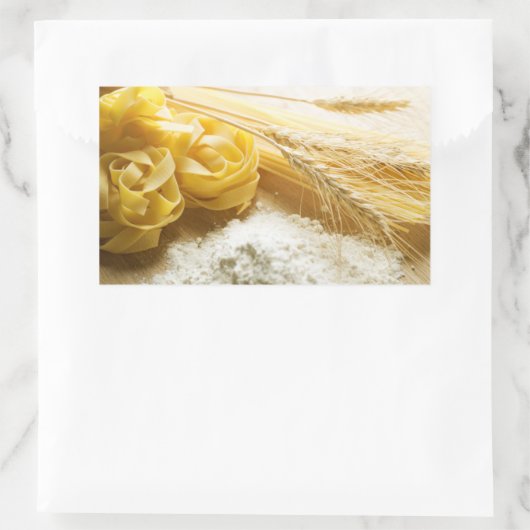 パスタ 長方形シール (バッグ)