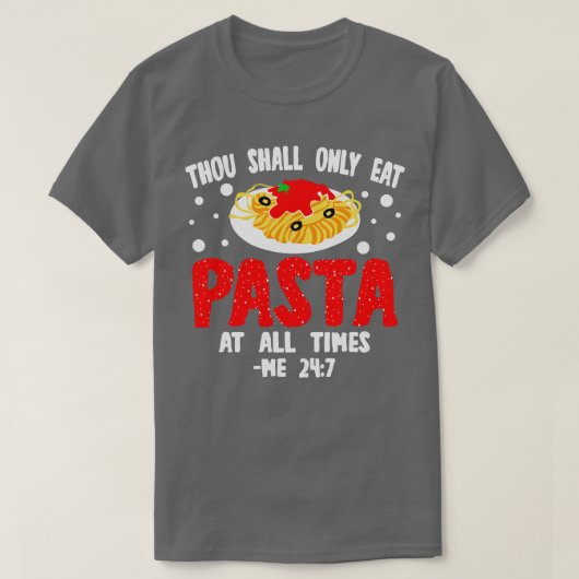 パスタ Tシャツ (デザイン正面)