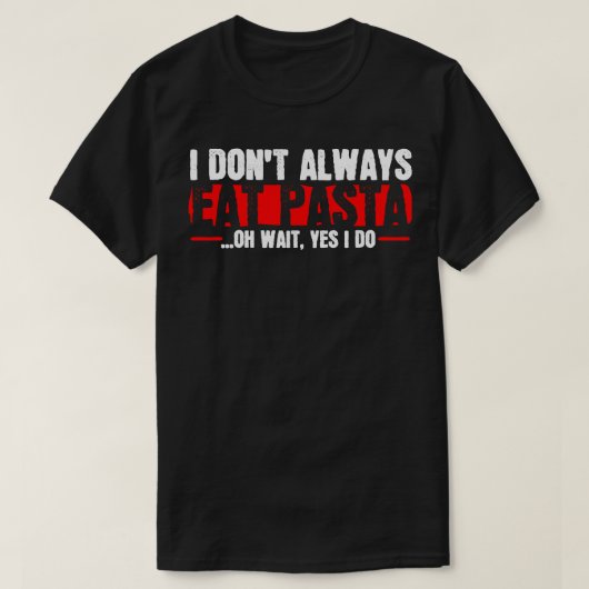 パスタ Tシャツ (デザイン正面)