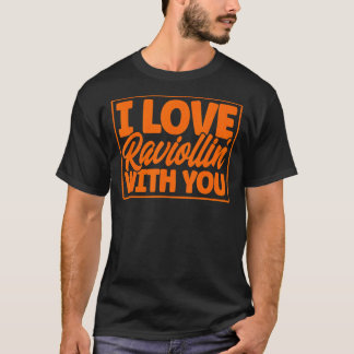 パスタI愛ラビオリンYou Punパスタラビオリ Tシャツ