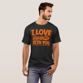 パスタI愛ラビオリンYou Punパスタラビオリ Tシャツ (正面フル)