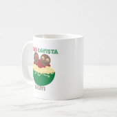 パスタLavistaのベビー コーヒーマグカップ (正面左)