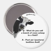 パスチュアベッドタイムアンディおもしろいマグネット マグネット (正面/裏面)