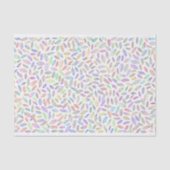 パステかわいらしルカラーリーフ骨格模様 薄葉紙 (正面)