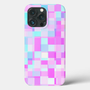 パステかわいらしルカラー、ソフトトーンピンクパープルシアン iPhone 13 PROケース