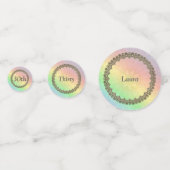 パステかわいらしルレインボー30歳の誕生日 コンフェッティ (正面)