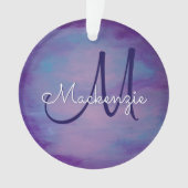 パステかわいらしル |かわいいピンクの雲紫の空 オーナメント (正面)
