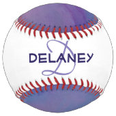 パステかわいらしル |かわいいピンクの雲紫の空 ソフトボール (正面)