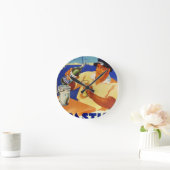 パスティスオリーブ-コムアマルセイユ ラウンド壁時計 (ホーム)