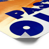 パスティスオリーブ – ヴィンテージフランスのワイン ポスター (角)