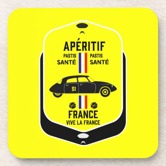 パスティスデマルセイユフランス コースター (正面)