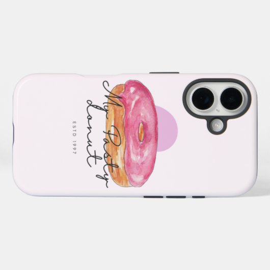 パスティドーナツのスマホケース Case-Mate iPhoneケース (裏面 (横))