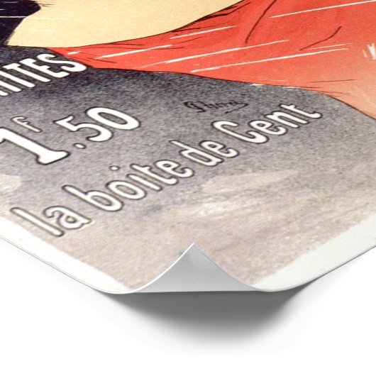 パスティルポンセルレフランスのヴィンテージ広告ズ ポスター (角)