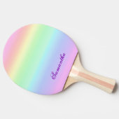 パステエレガントルレインボーエステティック 卓球ラケット (横)