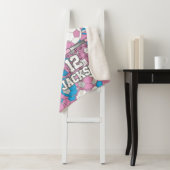 パステカラフルルサッカーボールコラージュと文字 シェルパブランケット (インサイチュ)