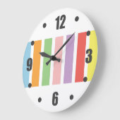 パステカラフルルフエス ラージ壁時計 (傾斜)