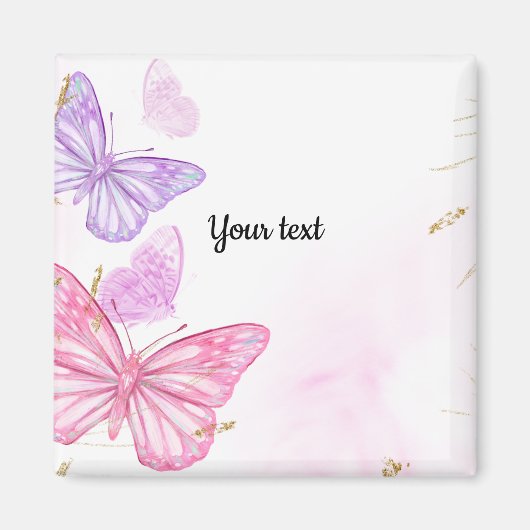 パステック蝶テンプレート マグネット (正面)