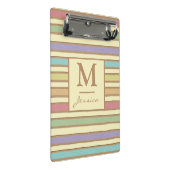 パステモダンルリボンモストライプのノグラム ミニクリップボード (アングル)