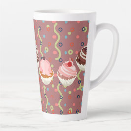 パステリトス柄のチョコレート カフェラテマグ