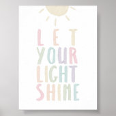 パステルあなたの光の輝きのポスター ポスター (正面)