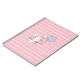 パステルうさぎスクールノート ノートブック (左側)