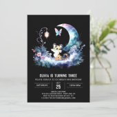 パステルおもしろいタイガー誕生日 招待状 (スタンド正面)