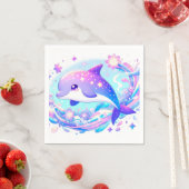 パステルおもしろいドルフィンベビーシャワー スタンダードカクテルナプキン (インサイチュ)