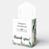 パステルお洒落ウォーターカラーワイルドフラワー結婚ズ フェイバーボックス (オープン)