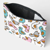 パステルお洒落キュートカートゥーンベビーダックズダクリングス アクセサリーポーチ (見開き)