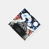 パステルお洒落サーカス誕生日 スタンダードカクテルナプキン (角)