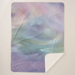 パステルお洒落ズ |ドリームミュートされたレインボータトル シェルパブランケット