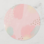 パステルお洒落ピッモダンクア結婚ート メニュー (裏面)