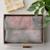 パステルお洒落ピンクの可愛い女の子,タンポポ 薄葉紙 (ギフト)