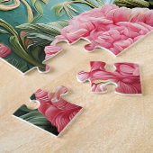 パステルお洒落フェアリーの町とティーポットと帽子 ジグソーパズル (側面)