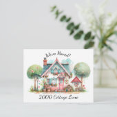 パステルお洒落フェアリーテイルコテージアート 案内ポストカード (スタンド正面)