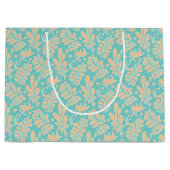 パステルお洒落フローラバレンタイン ラージペーパーバッグ (正面)