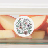 パステルお洒落フローラワイルドフラワーステッカー ラベル (貼付)