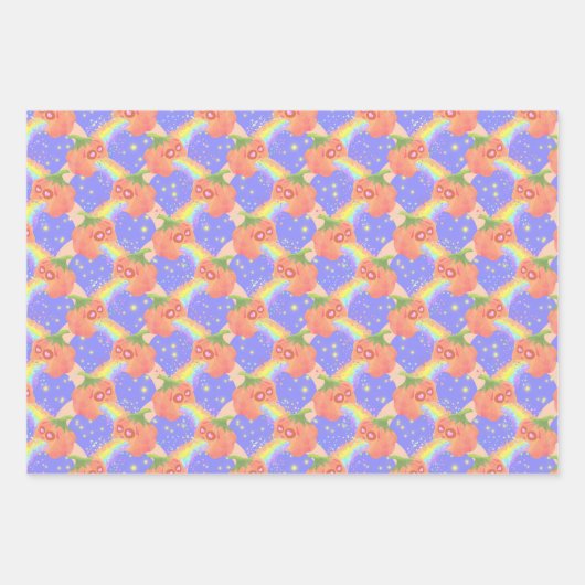 パステルお洒落プキングパンプキンス ラッピングペーパーシート (正面2)