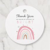 パステルお洒落レインボーソブライト誕生日 フェイバータグ (正面)