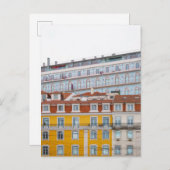 パステルお洒落建物ズインリスボン ポストカード (正面/裏面)